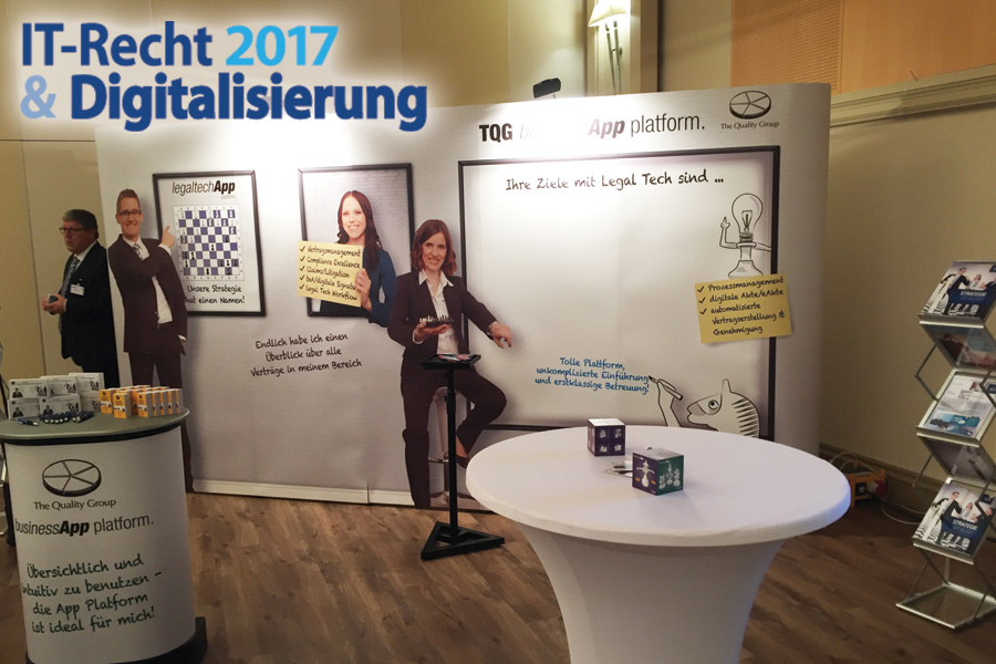 IT-Recht & Digitalisierung 2017 in Düsseldorf: smartes Arbeiten in digitalen Zeiten