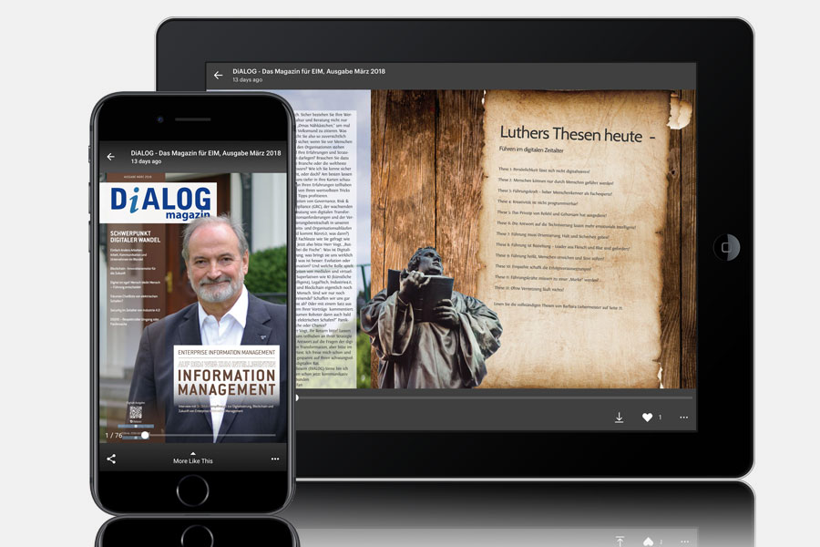 DiALOG Magazin 2018 ist online! Auf dem Weg zum intelligenten Informationsmanagement