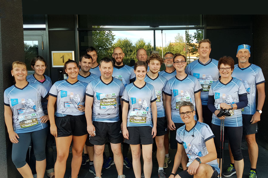 Flugfeld Firmenlauf 2019 Team TQG