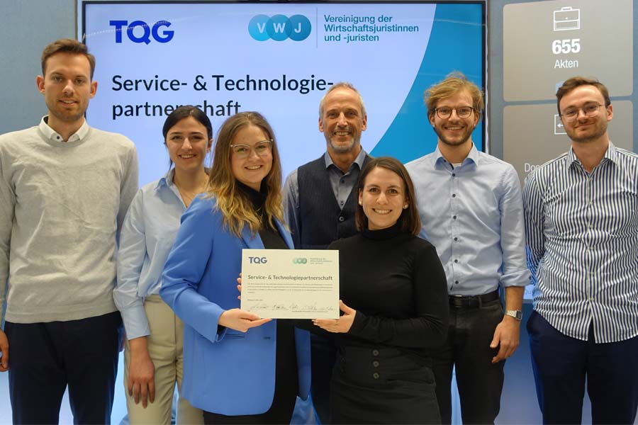 TQG schließt Service-und Technologiepartnerschaft mit VWJ